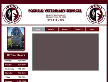 Tablet Screenshot of foxfieldveterinaryservices.com